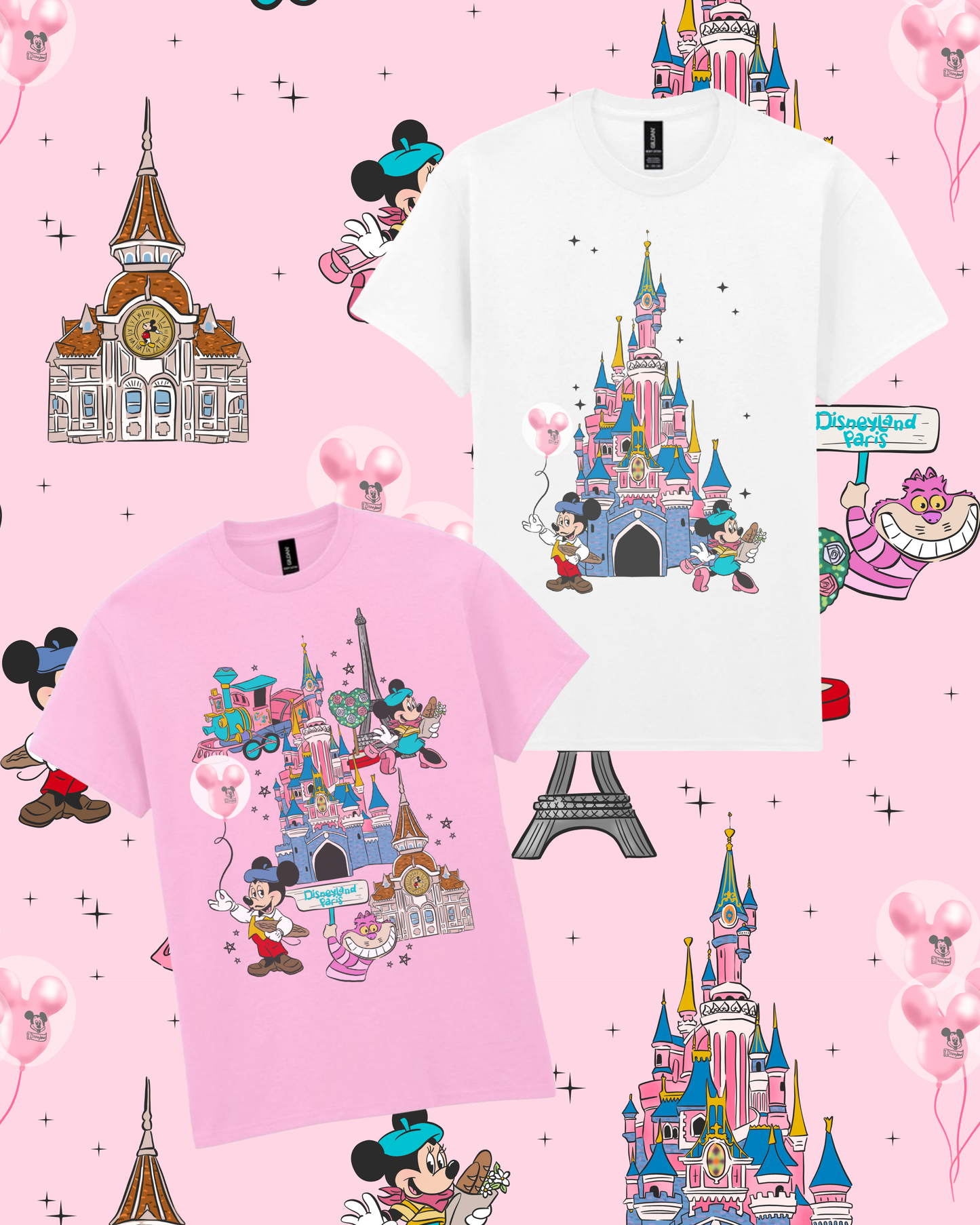 Magical Mouse Pink Paris Castle and Friends
