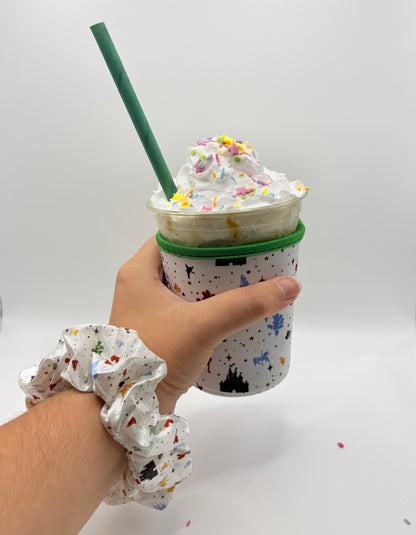 Main Street Coffee Satin Scrunchie
