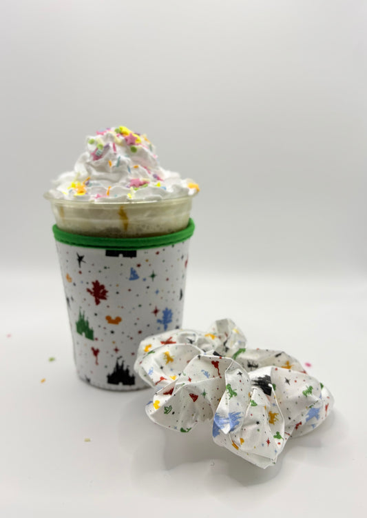 Main Street Coffee Satin Scrunchie