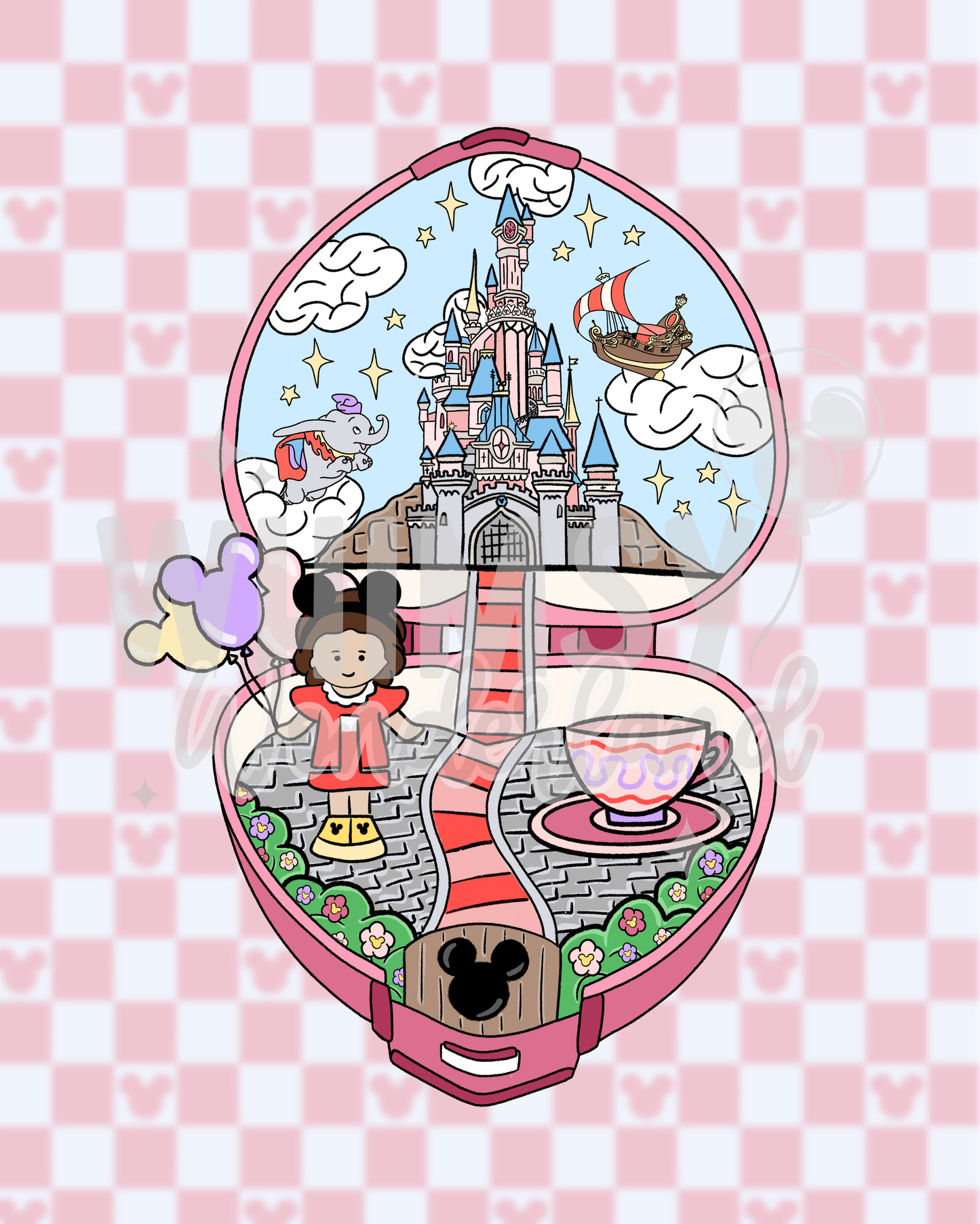 Paris Castle Tour Dolly Pocket Exclusive Design