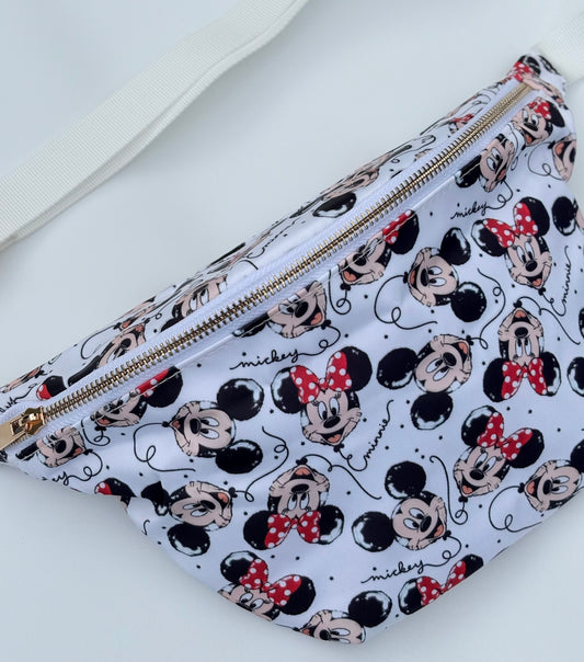Theme Park Foil Mouse Balloon Bum Bag