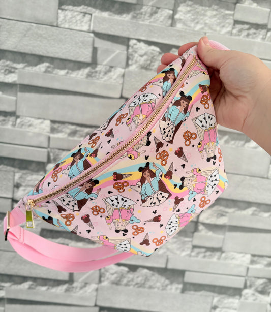 *PRE ORDER* Theme Park Girl Doll Pink Bum Bag