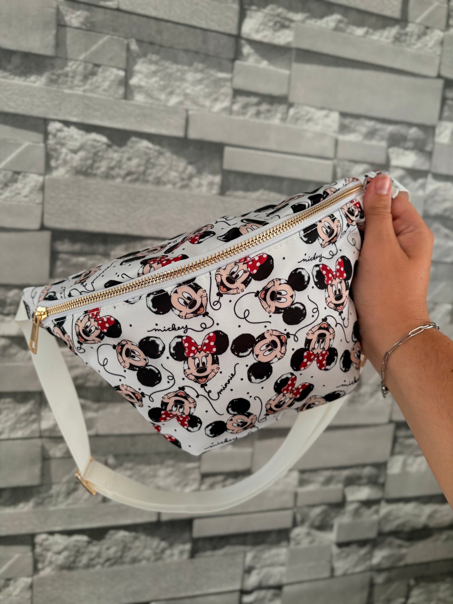 *PRE ORDER * Theme Park Foil Mouse Balloon Bum Bag