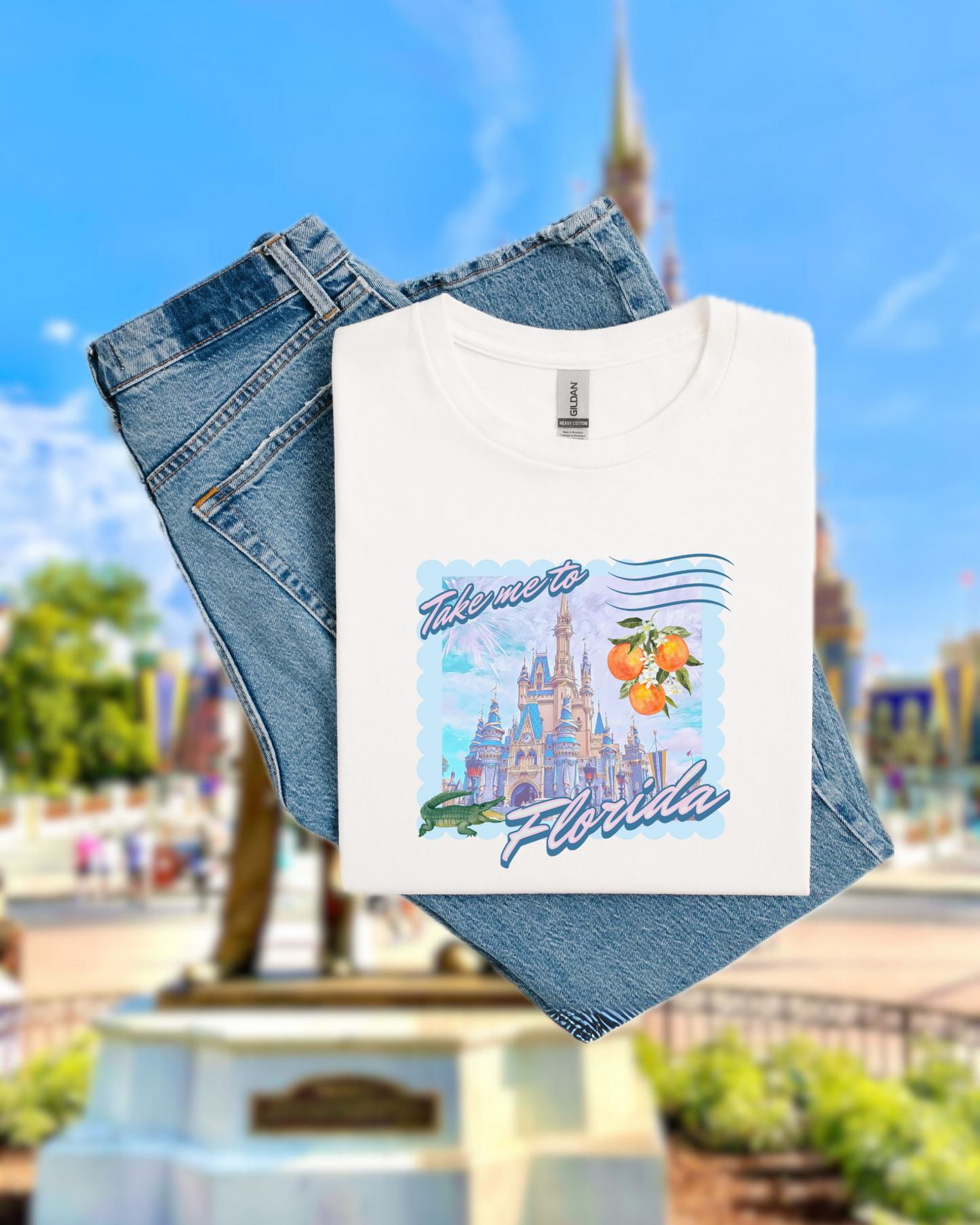 Take Me To The Castle Stamp T-Shirt/Sweatshirt