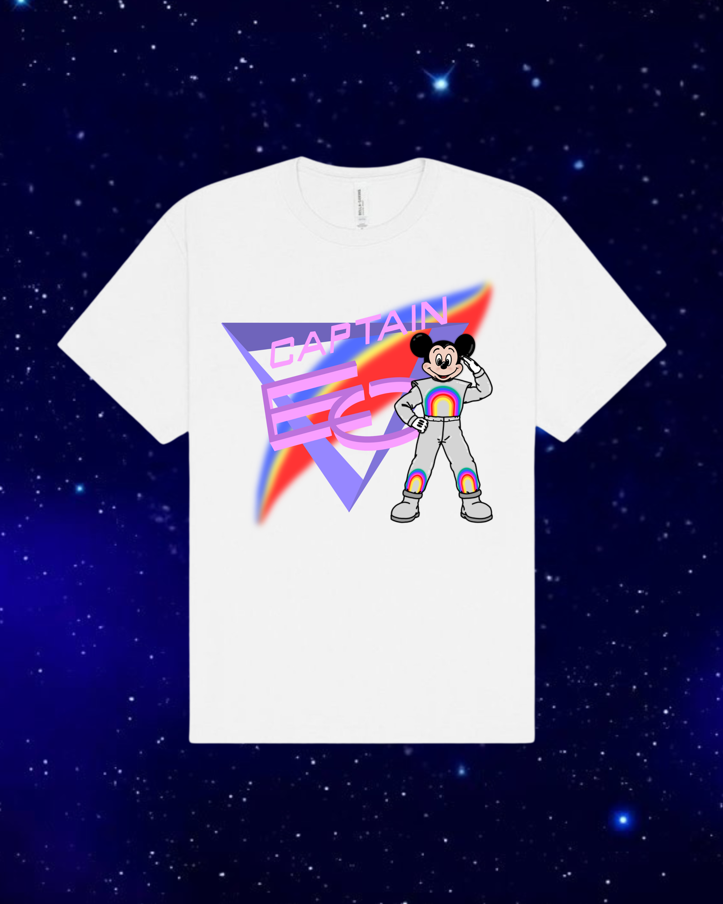 Retro Captain Space Earth Mouse