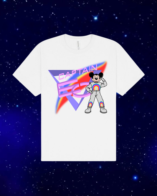Retro Captain Space Earth Mouse