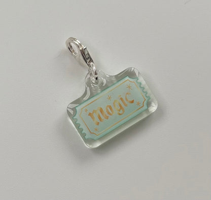 Clip On Acrylic Charms