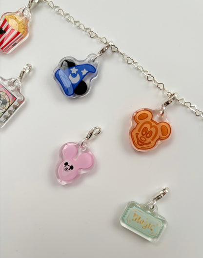 Clip On Acrylic Charms