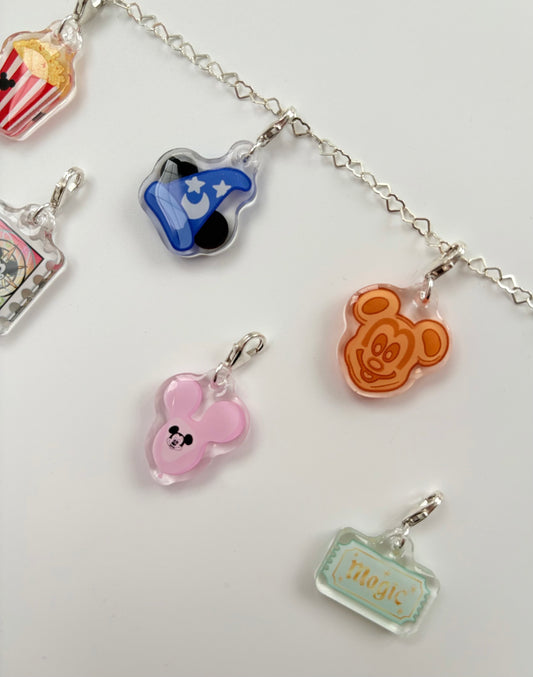 Clip On Acrylic Charms